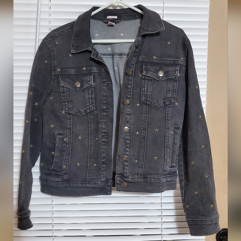 Victoria's Secret Black Denim Jacket